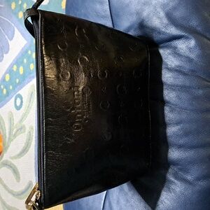 Ontani Christian Italy Leather Purse Black Nwot
